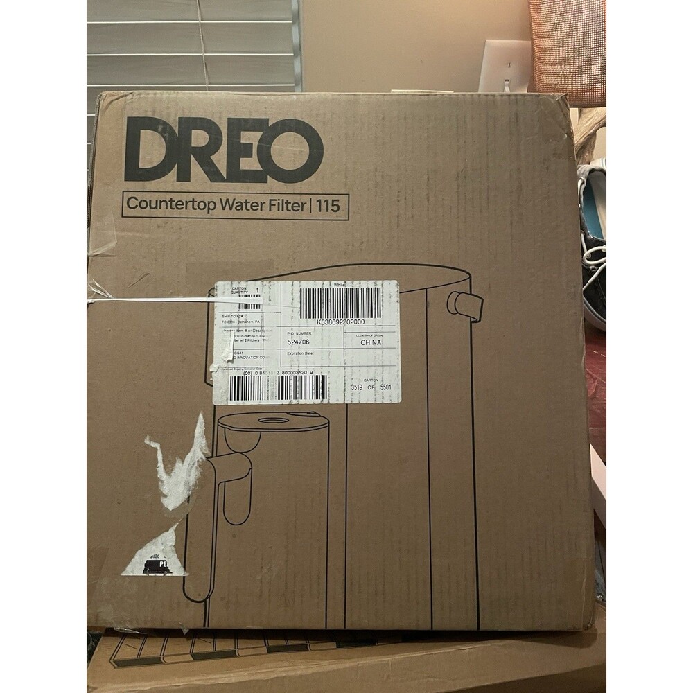 Dreo NWT Reverse Osmosis Water Filter Countertop 7 Stage Filtration